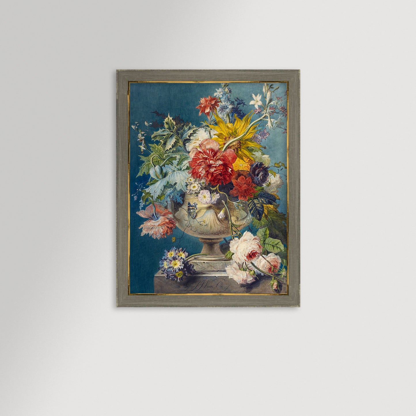 Dutch Floral Arrangement Archival Reproduction Art Print
