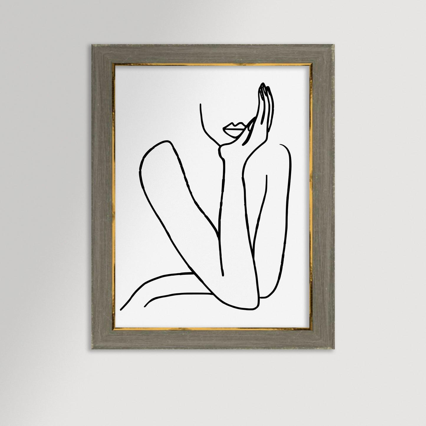 Thinking Archival Reproduction Art Print