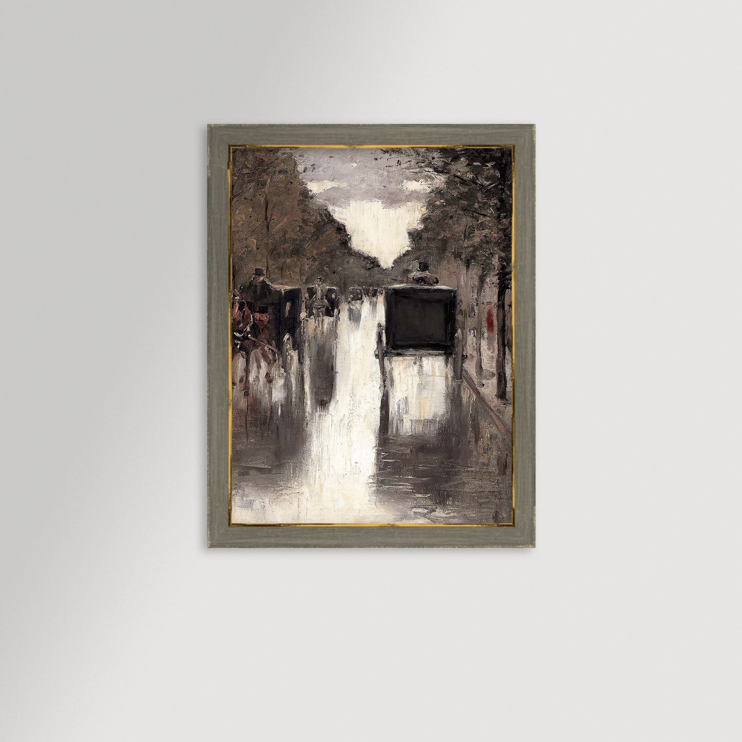 Berlin Street Archival Reproduction Art Print