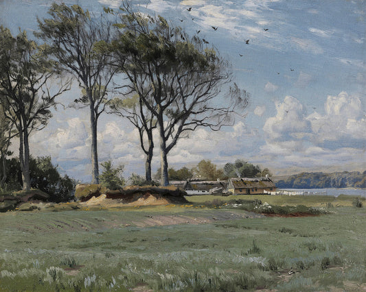 Spring Landscape Archival Reproduction Art Print