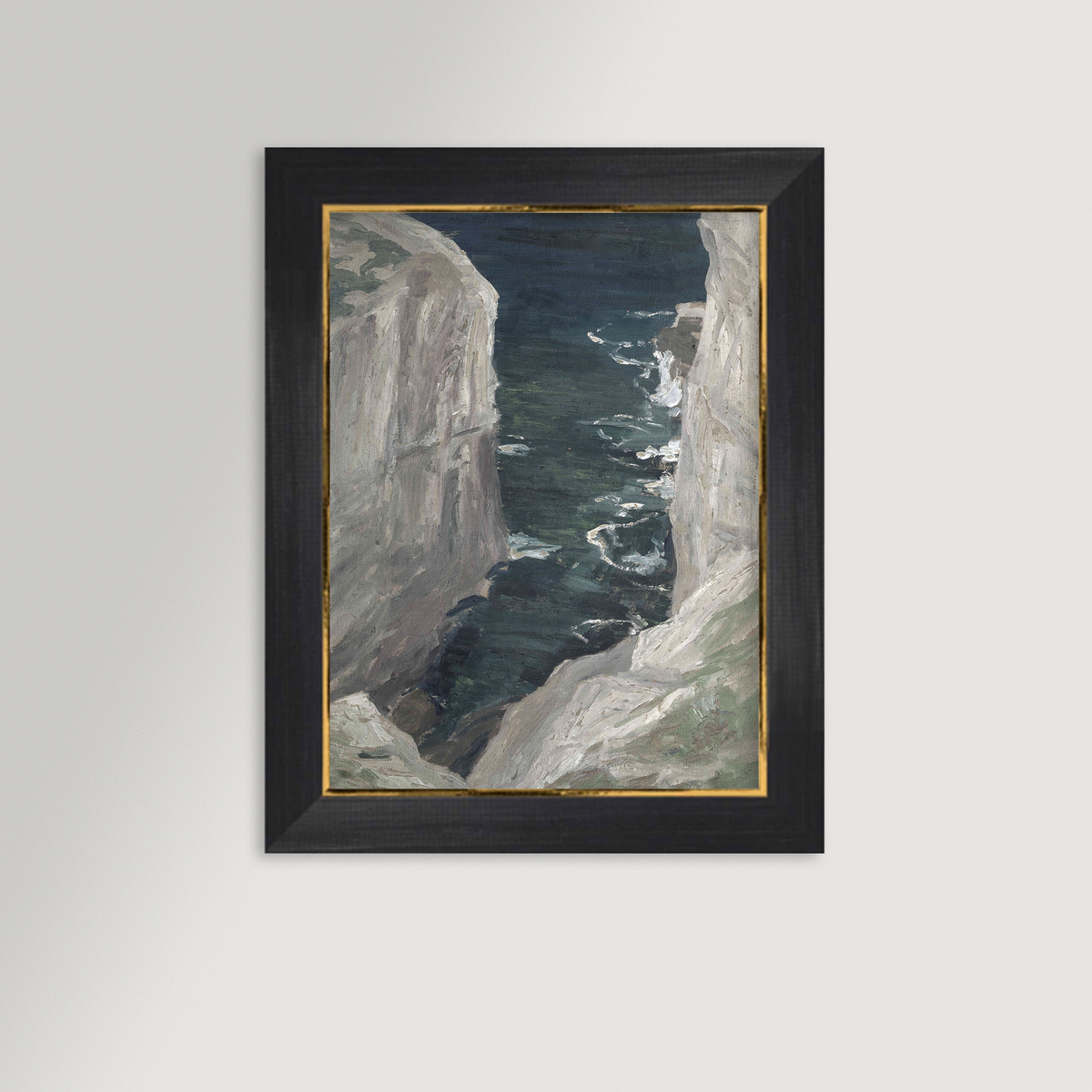 Rocky Coast Archival Reproduction Art Print
