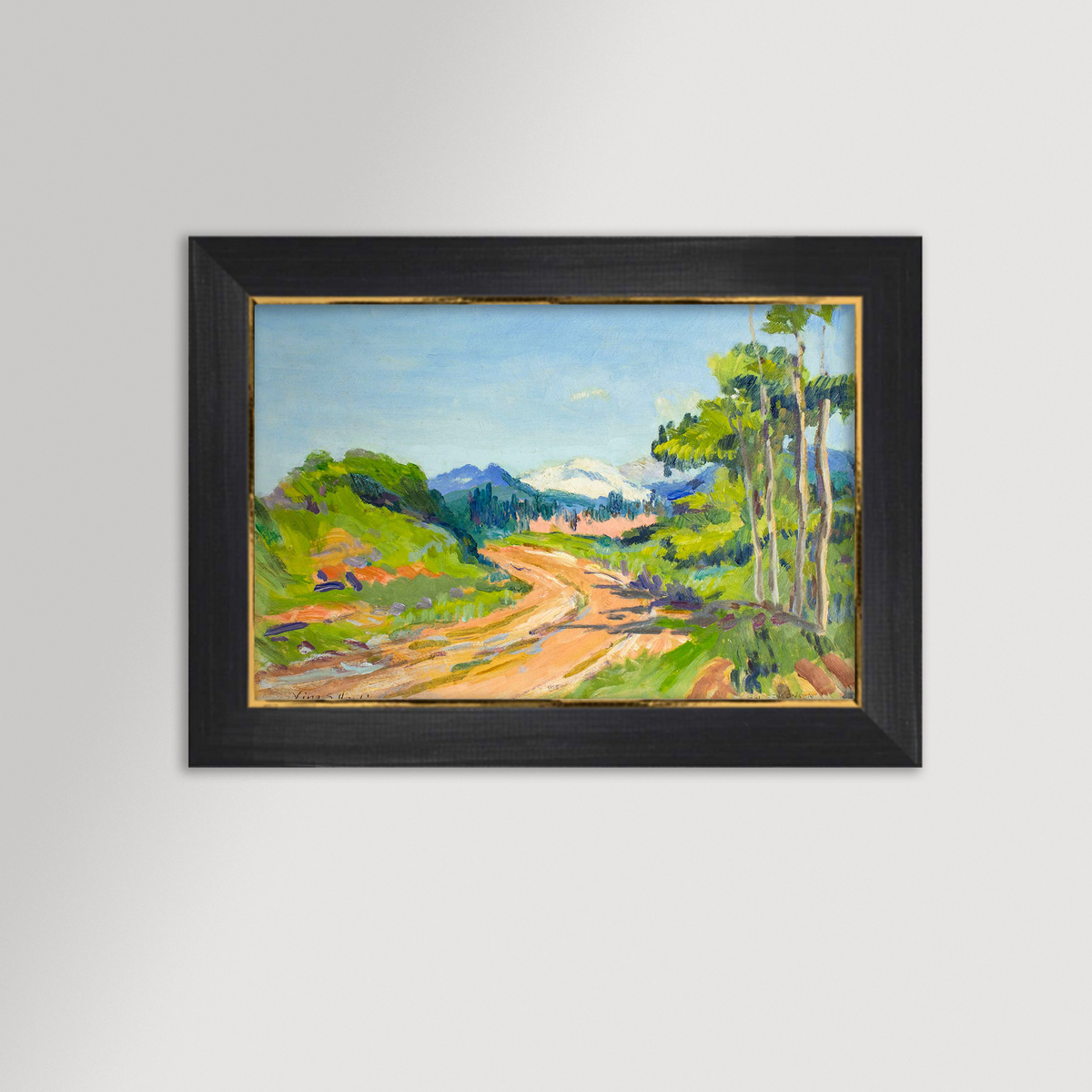 Winding Road Archival Reproduction Art Print