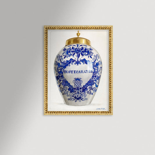 Chinoiserie Ginger Jar Art Print / Art Prints - Casey Grace Studio, LLC