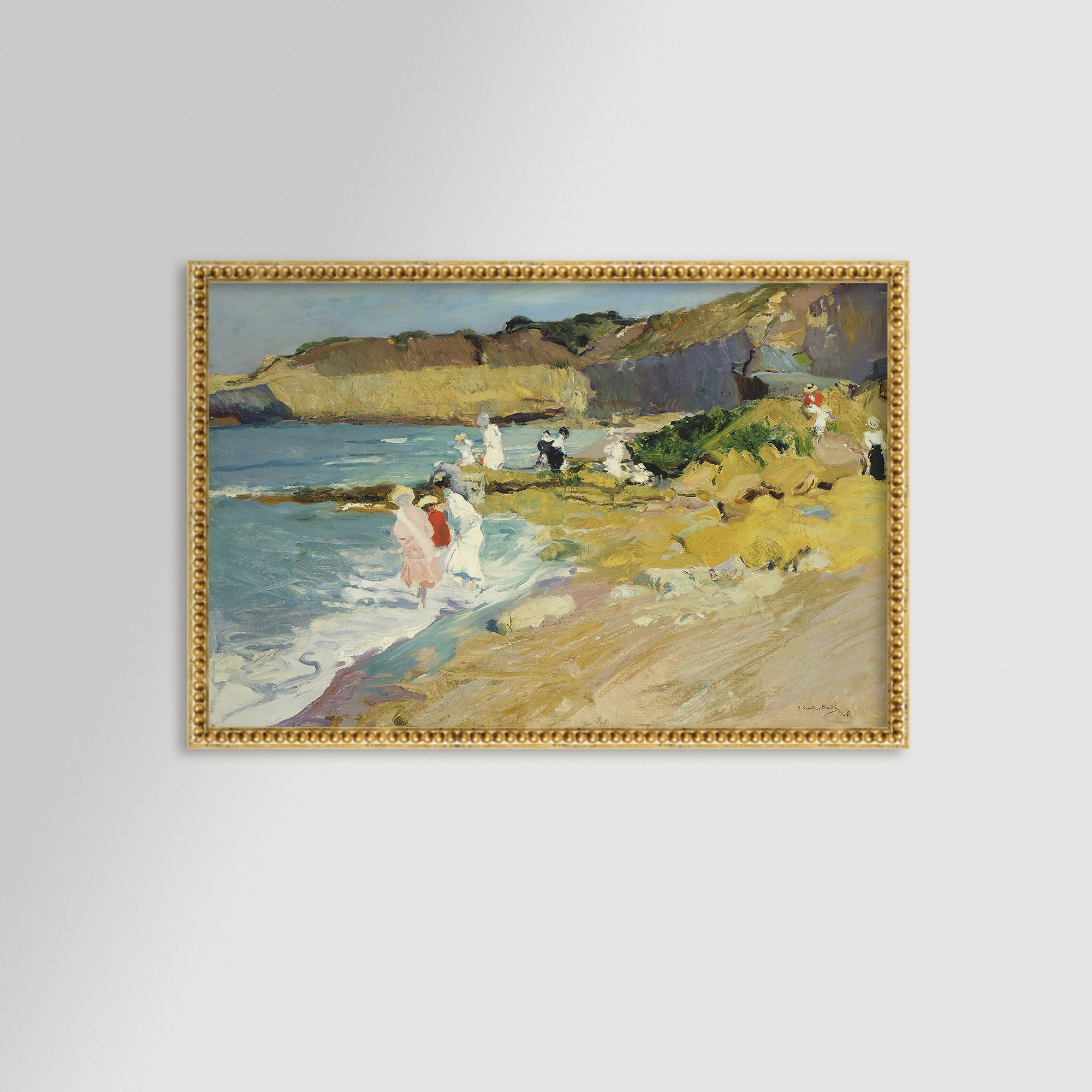 Coastal Beach Impressionist Art Print - Casey Grace Studio, LLC