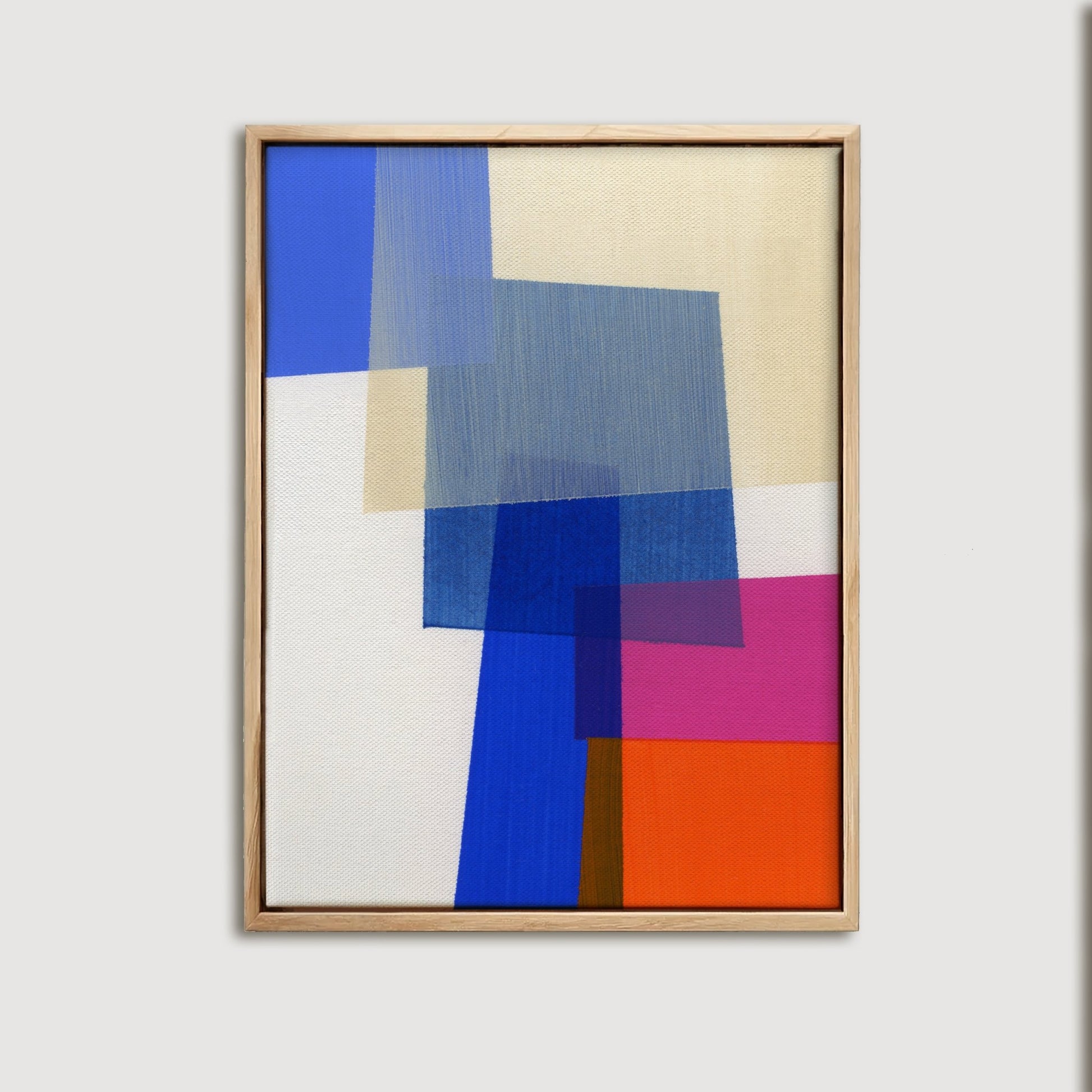 Framed Canvas Print / Bold 008c - Casey Grace Studio, LLC
