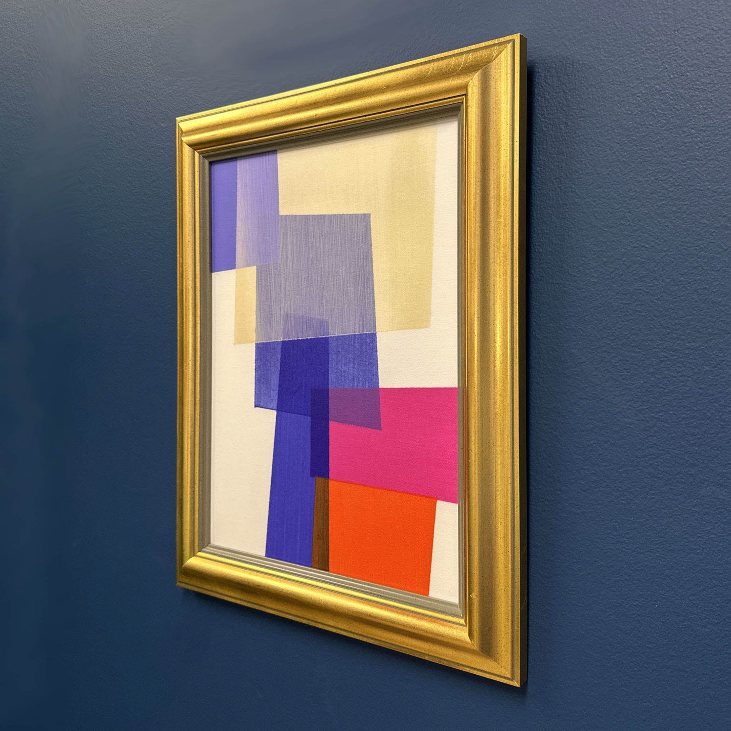 Framed Graphic Abstract Canvas Print / Bold 008h - Casey Grace Studio, LLC
