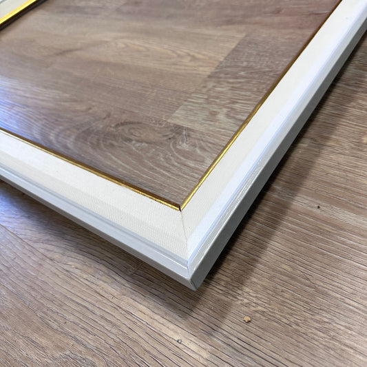 Lacquered Vintage Picture Frame for 20 x 24 Inch Art / Decor - Casey Grace Studio, LLC