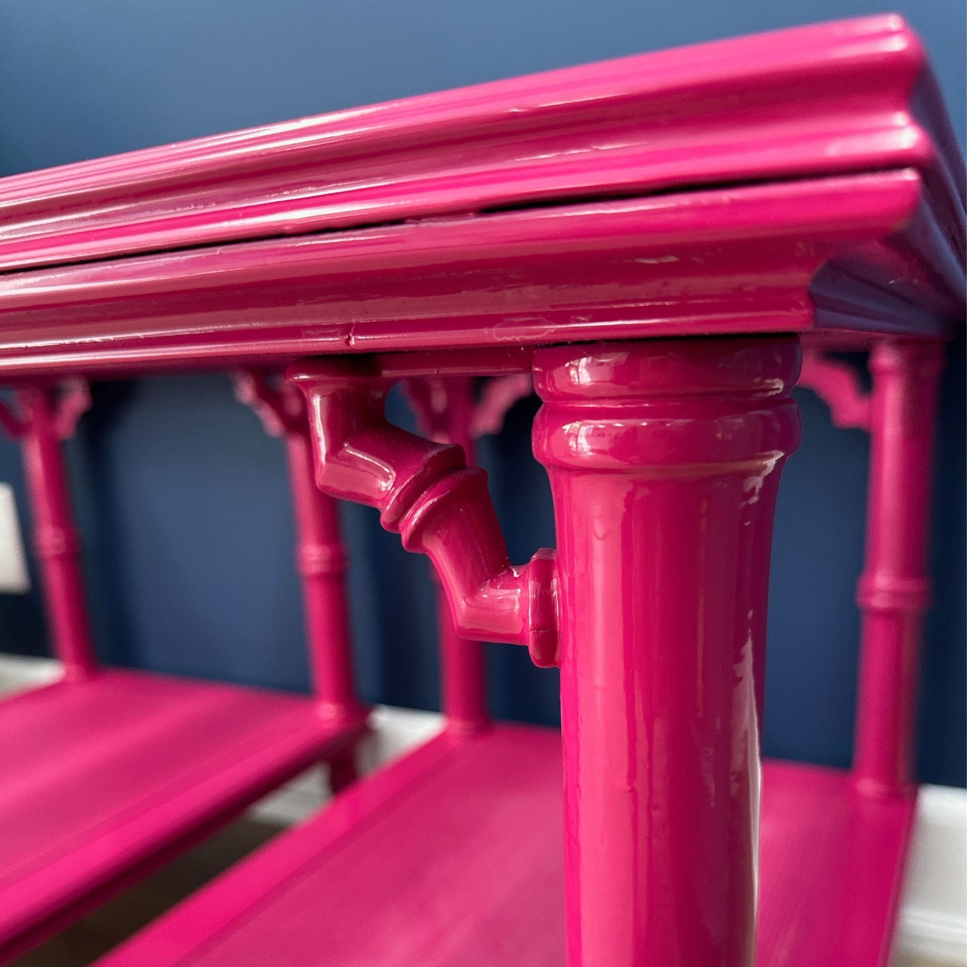 Casey Grace, Antique furniture, Home Furniture, Reclaimed furniture, Custom painted furniture, Upcycled furniture, Unique furniture, Maximalist décor, grandmilennial decor, Vintage furniture, Reclaimed, refurbished, refinished furniture, lacquered furniture, lacquer furniture, Painted furniture, Painted antique furniture, Furniture Refinishing, Second Hand Furniture, Vintage coffee table, Lacquer coffee table, Lacquered coffee table, Antique coffee table
