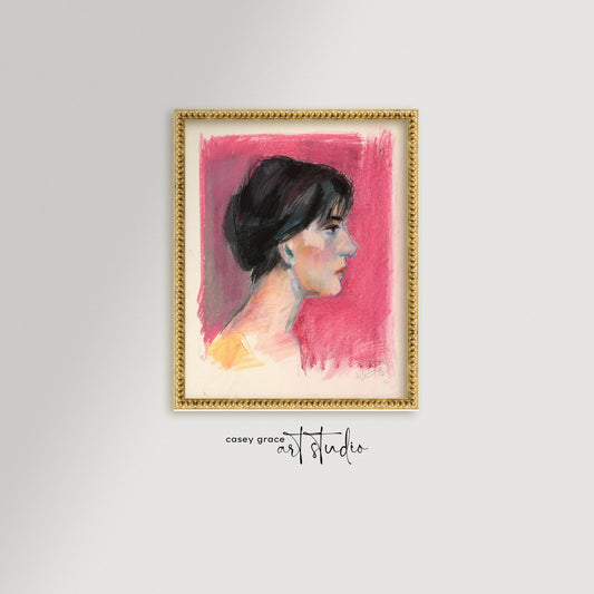 Profile in Pink - Casey Grace Studio, LLC