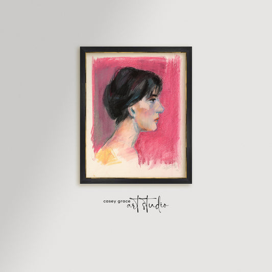 Profile in Pink - Casey Grace Studio, LLC