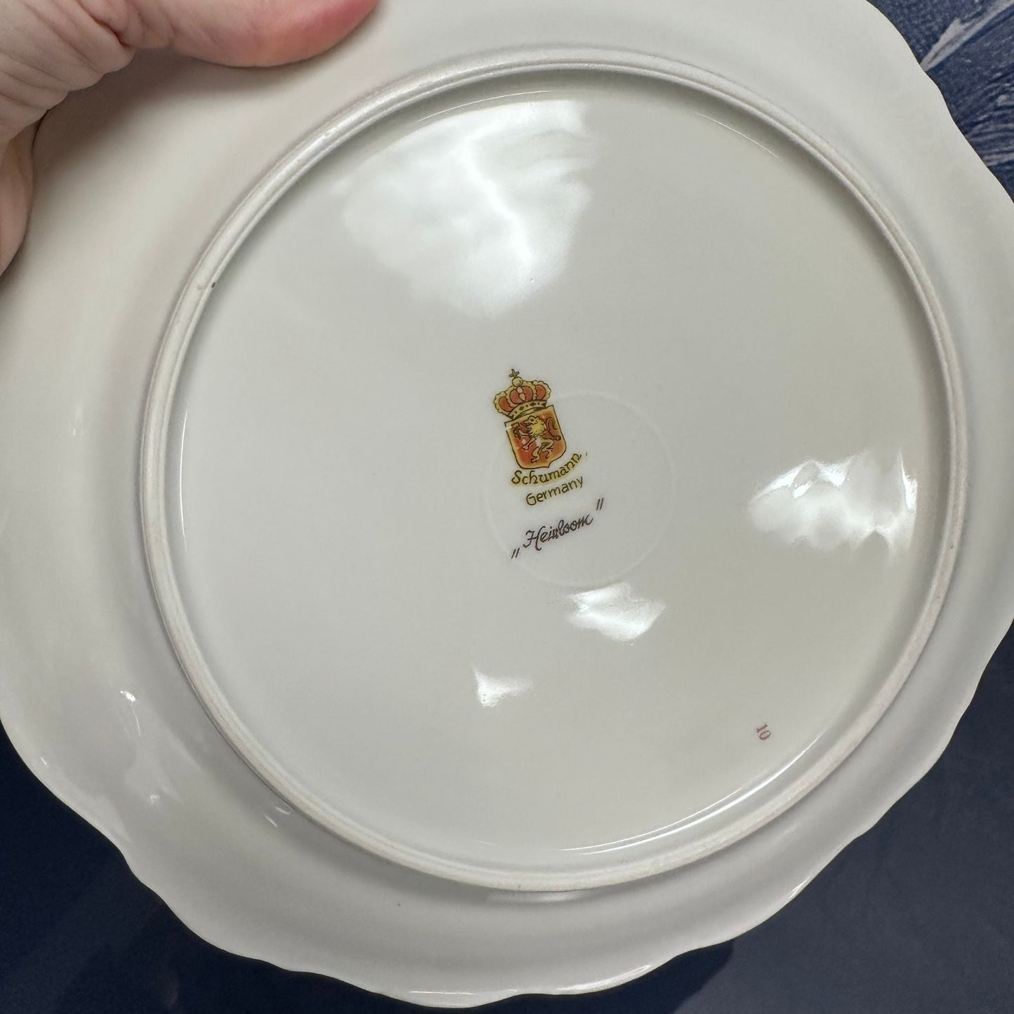 Shumann Bavaria China 10" Salad / Dinner Plates / Home Decor - Casey Grace Studio, LLC
