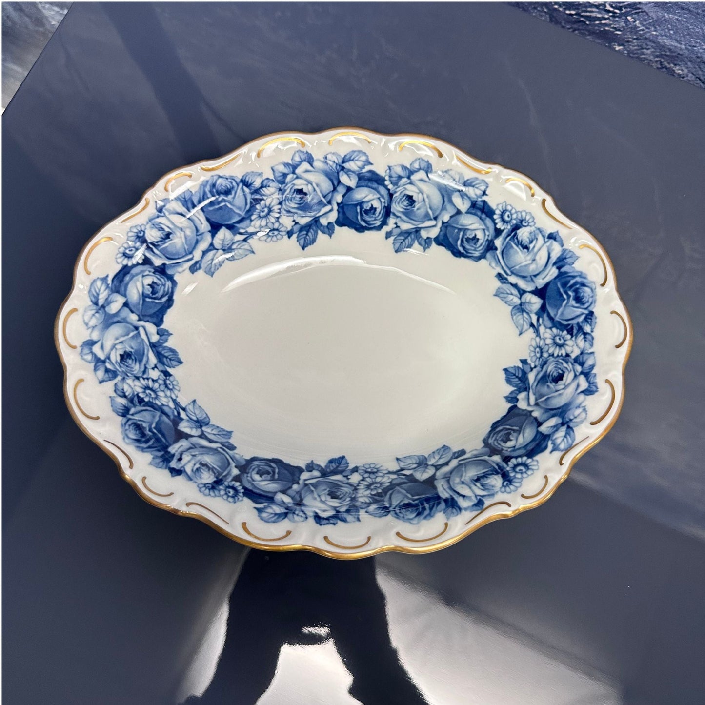 Shumann Bavaria China Oval Bowl / Home Decor - Casey Grace Studio, LLC