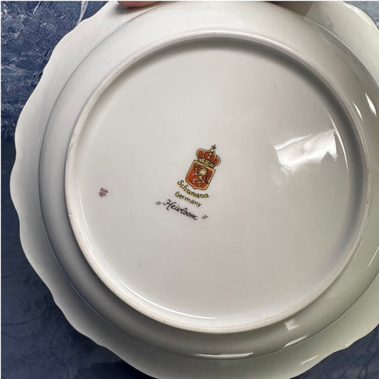 Shumann Bavaria China Round Bowl / Home Decor - Casey Grace Studio, LLC