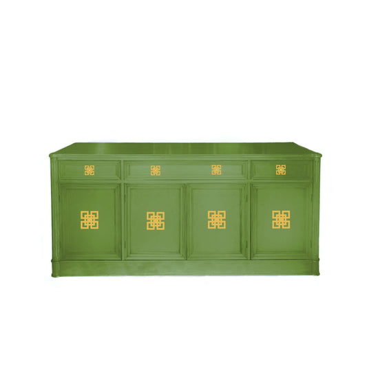 Teresa / Buffets & Sideboards lacquered in Huntington Green high gloss finish. Custom lacquer finishing services available. - Casey Grace Studio, LLC
