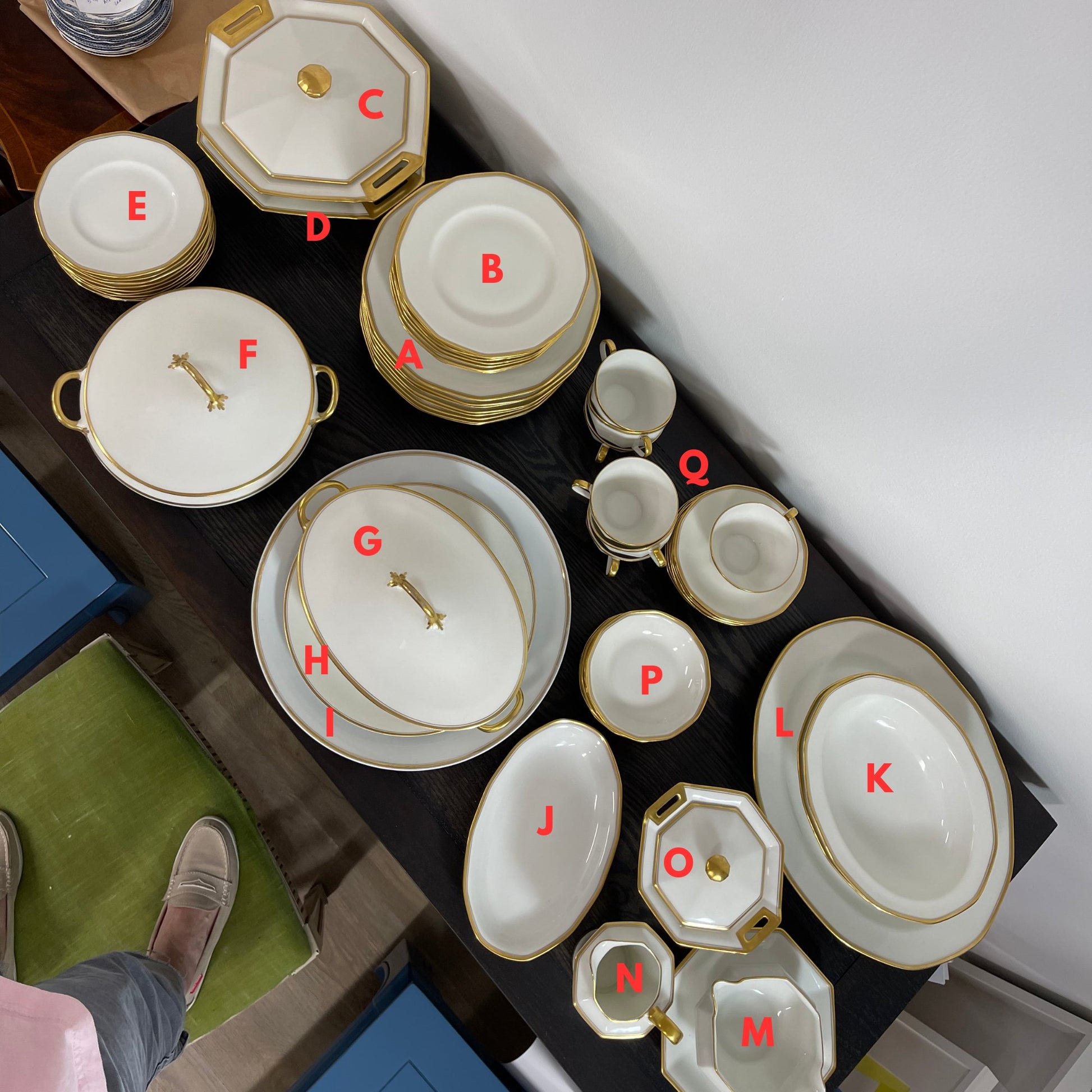 Vintage Haviland Limoges Set of China - Casey Grace Studio, LLC