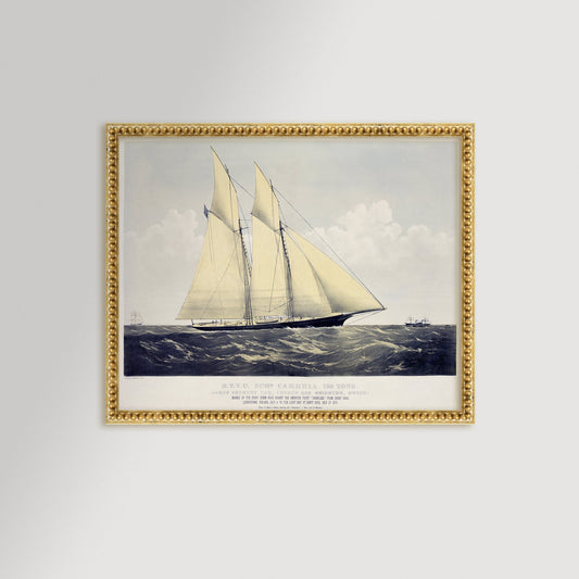 Vintage Irish Schooner Art Print / Art Prints - Casey Grace Studio, LLC