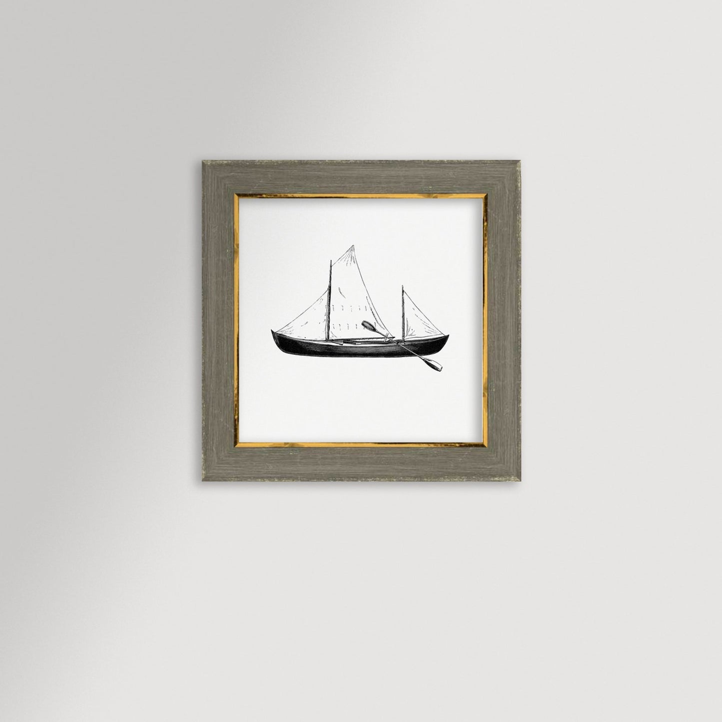 Vintage Row Boat Art Print / Art Prints - Casey Grace Studio, LLC