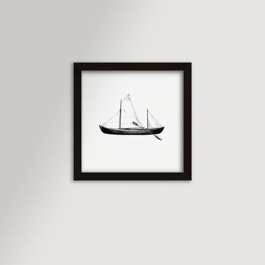 Vintage Row Boat Art Print / Art Prints - Casey Grace Studio, LLC