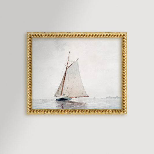 Vintage Sailboat Art Print / Art Prints - Casey Grace Studio, LLC