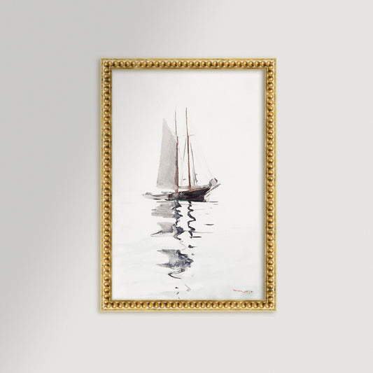 Watercolor Sailboat Art Print / Art Prints - Casey Grace Studio, LLC