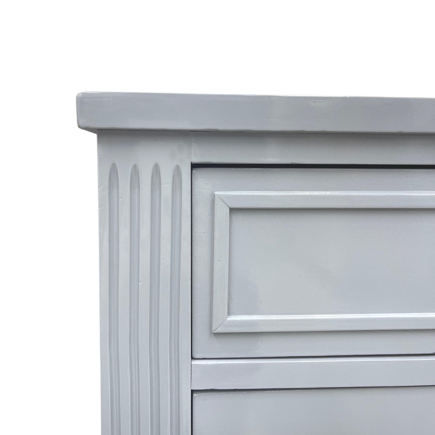 Benson / Dressers / Lowboys, lacquered grey vintage dresser - Casey Grace Studio, LLC