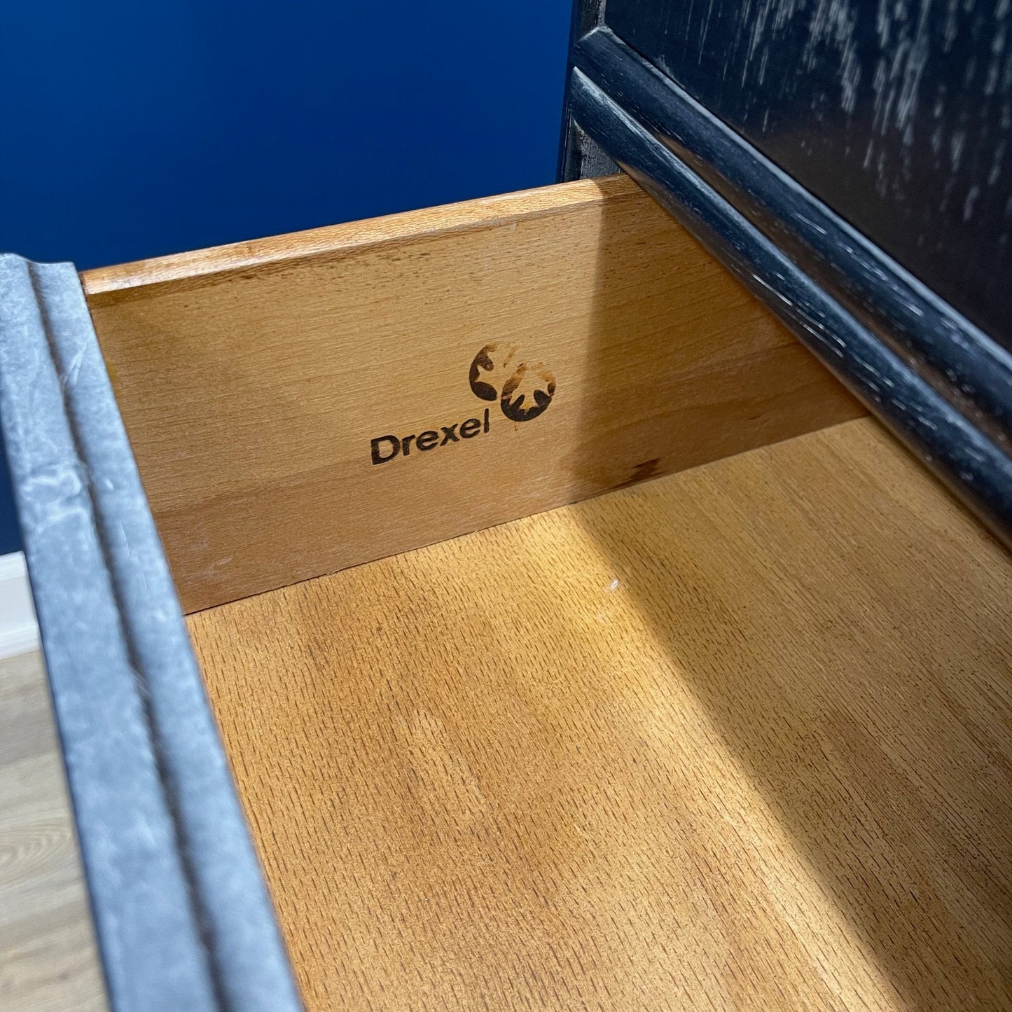 Bentley / Desks rescued and refinished in a black ceruse technique. Custom lacquer finishing available. - Casey Grace Studio, LLC