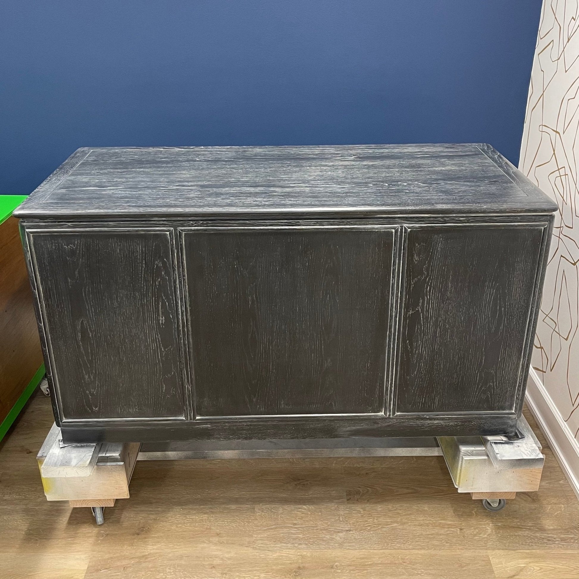 Bentley / Desks rescued and refinished in a black ceruse technique. Custom lacquer finishing available. - Casey Grace Studio, LLC