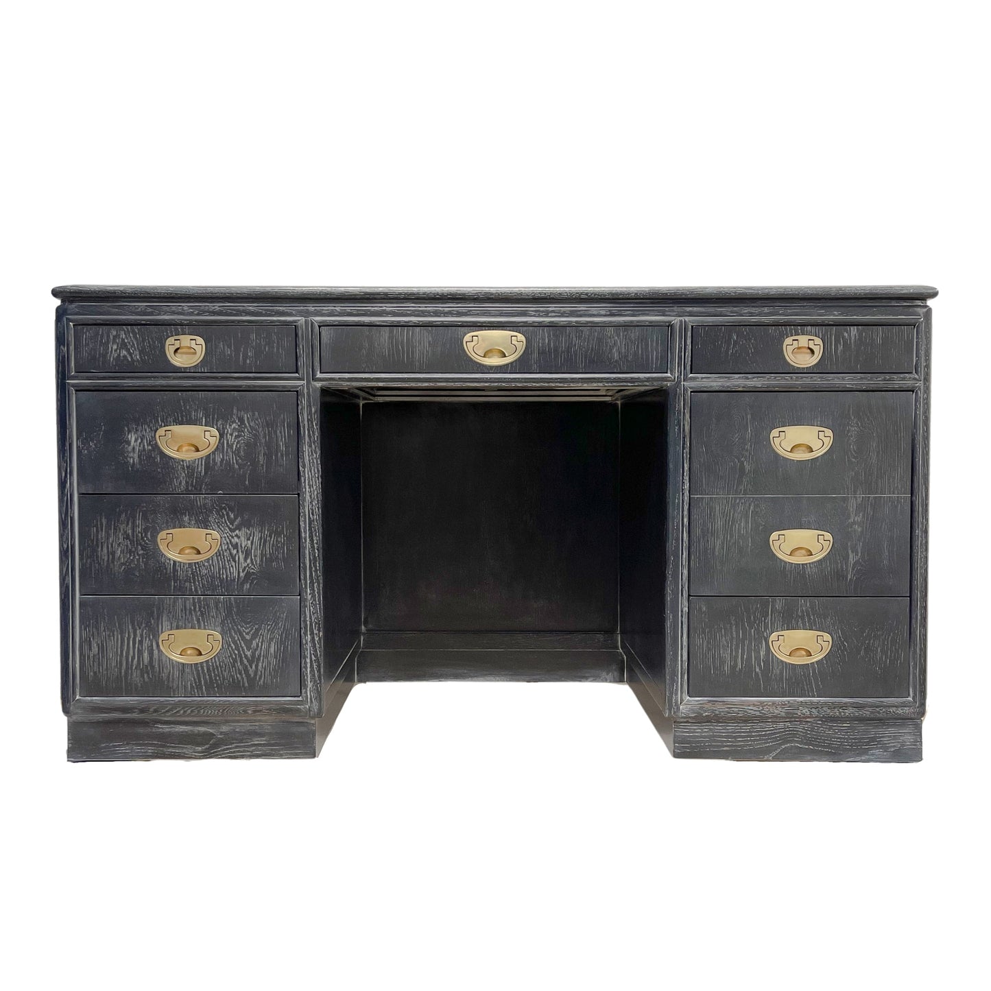 "Bentley" Drexel Cerused Executive Desk