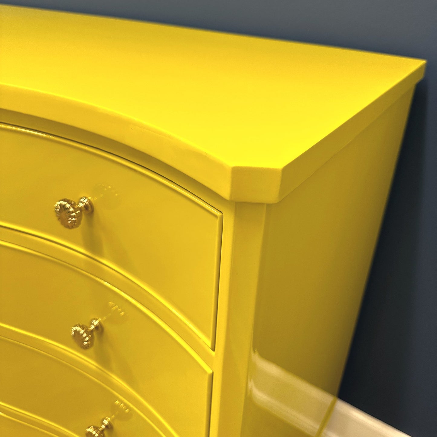 “Clara” Morganton Serpentine Dresser - Casey Grace Studio, LLC