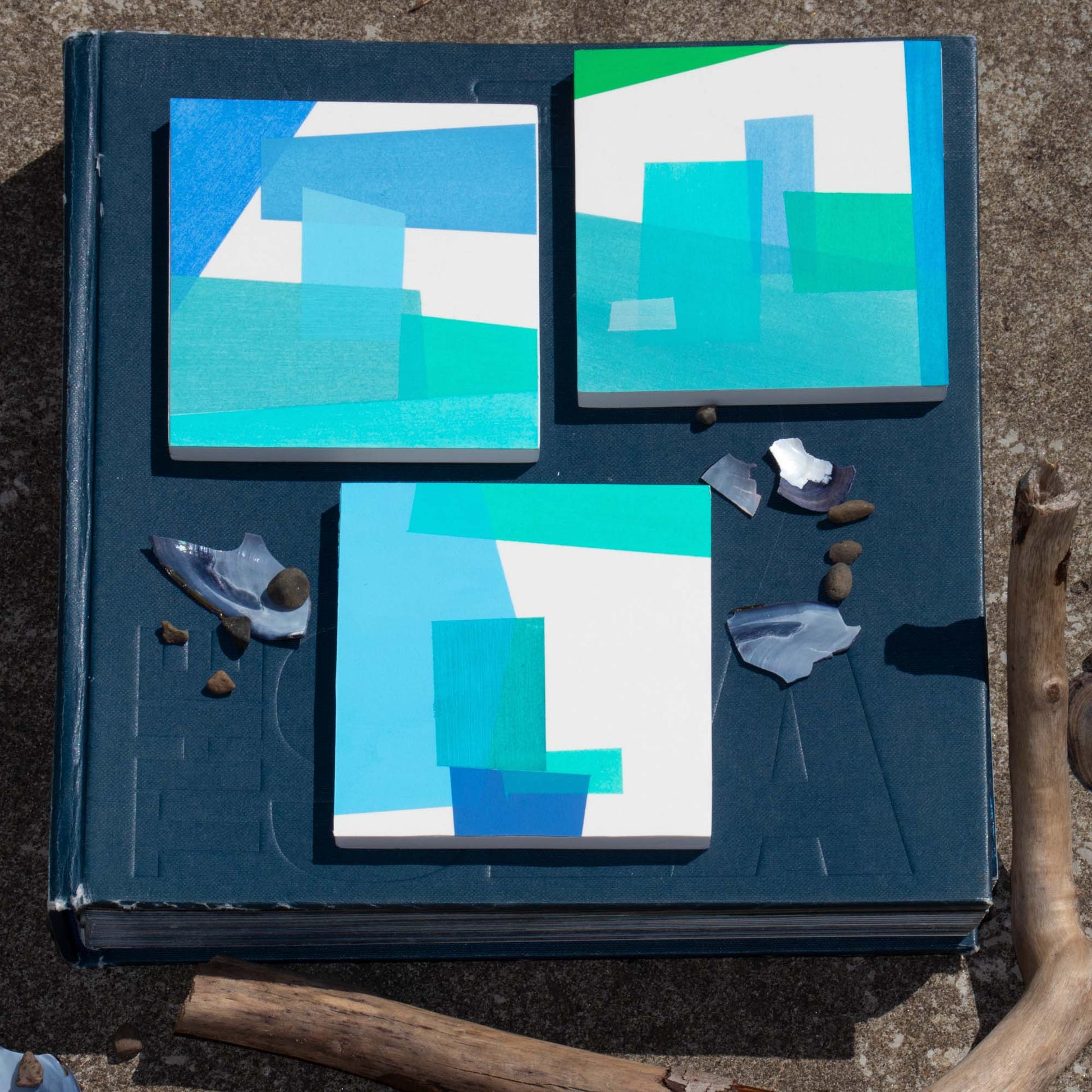 shifted_perspectives - casey_grace_artist - Deep #001, 002, 003 Set - TinyHappyAbstract