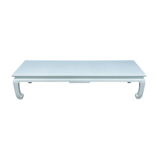 Gilligan / Coffee Tables lacquered in Gossamer Blue in our high gloss. Custom lacquer finishing services available. - Casey Grace Studio, LLC