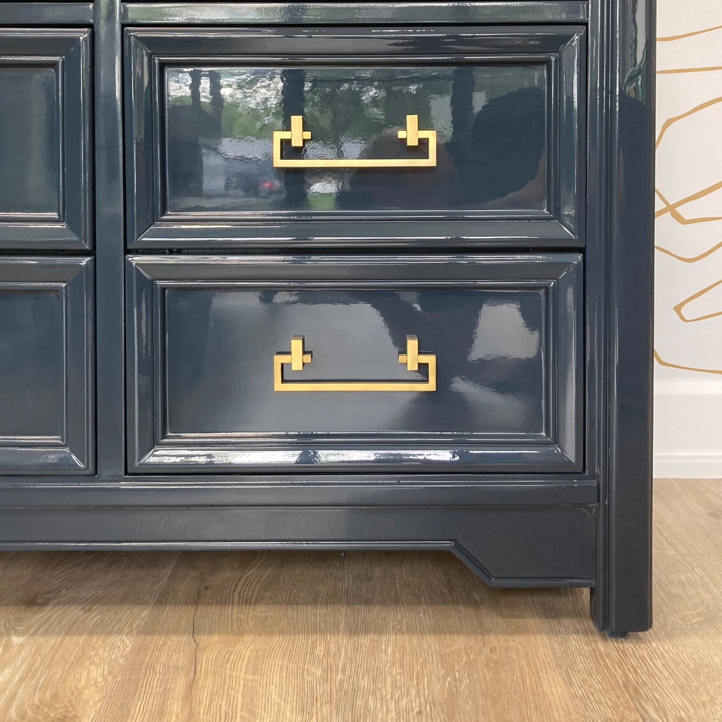 "Isaiah" Thomasville 9 Drawer Lowboy Dresser