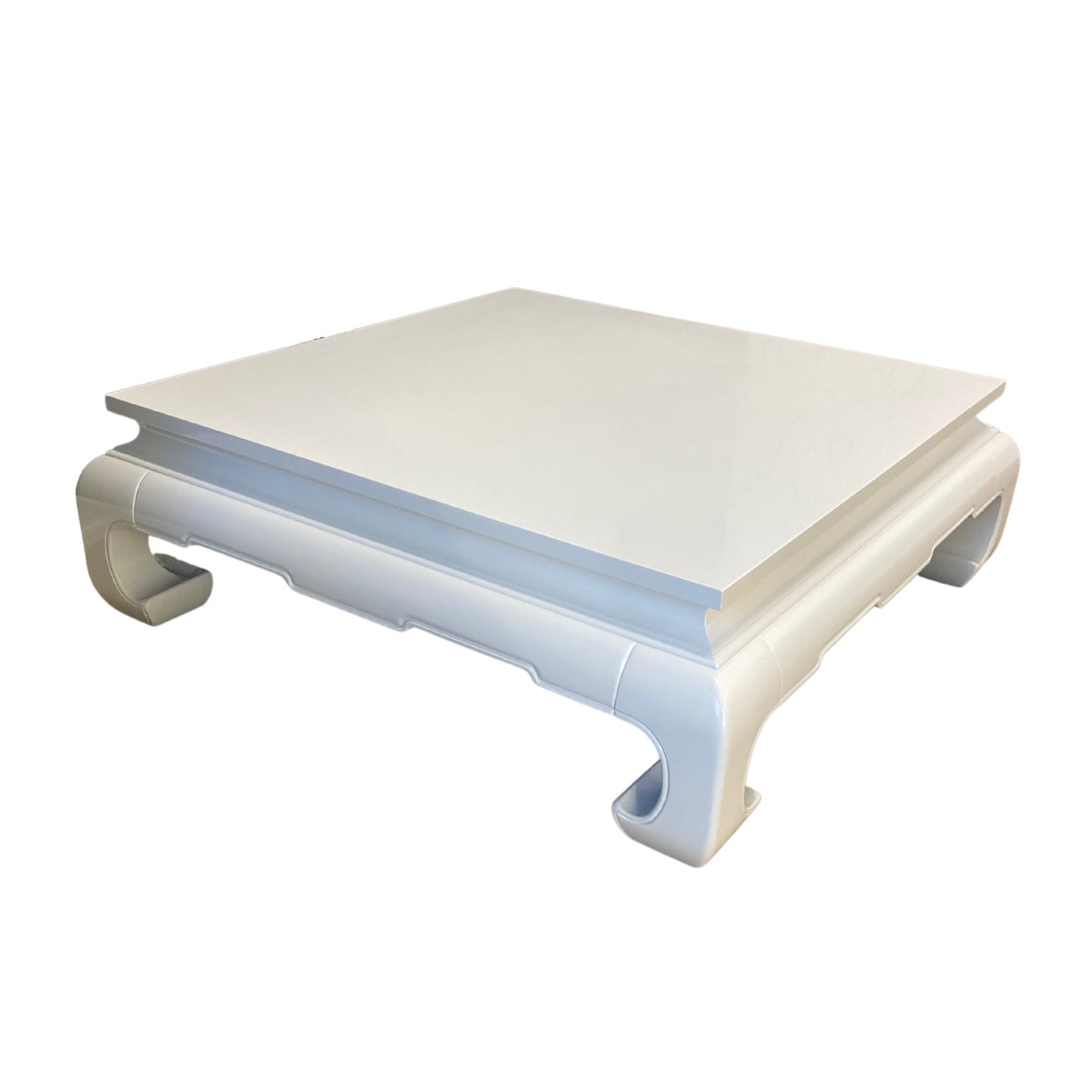 "Mason" White Ming Chinoiserie Coffee Table