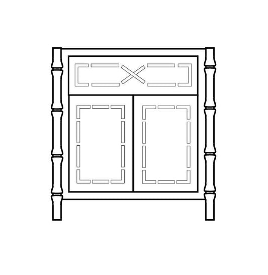 Patrick Custom Vanity - Casey Grace Studio, LLC Antique furniture, Home Furniture, Reclaimed furniture, Custom furniture, Painted furniture, Upcycled furniture, Unique furniture, Maximalist décor, Vintage furniture, Reclaimed, refurbished, lacquered furniture, lacquer furniture, Painted furniture, Painted antique furniture, Furniture Refinishing, Second Hand Furniture