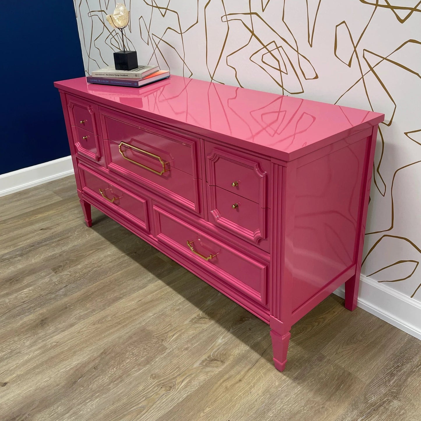 "Reece" - Vintage Bassett Lowboy