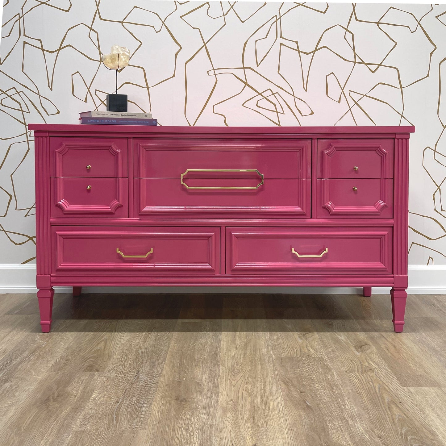 "Reece" - Vintage Bassett Lowboy