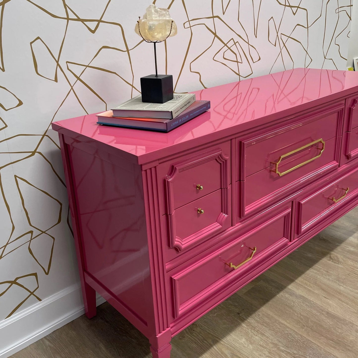 "Reece" - Vintage Bassett Lowboy