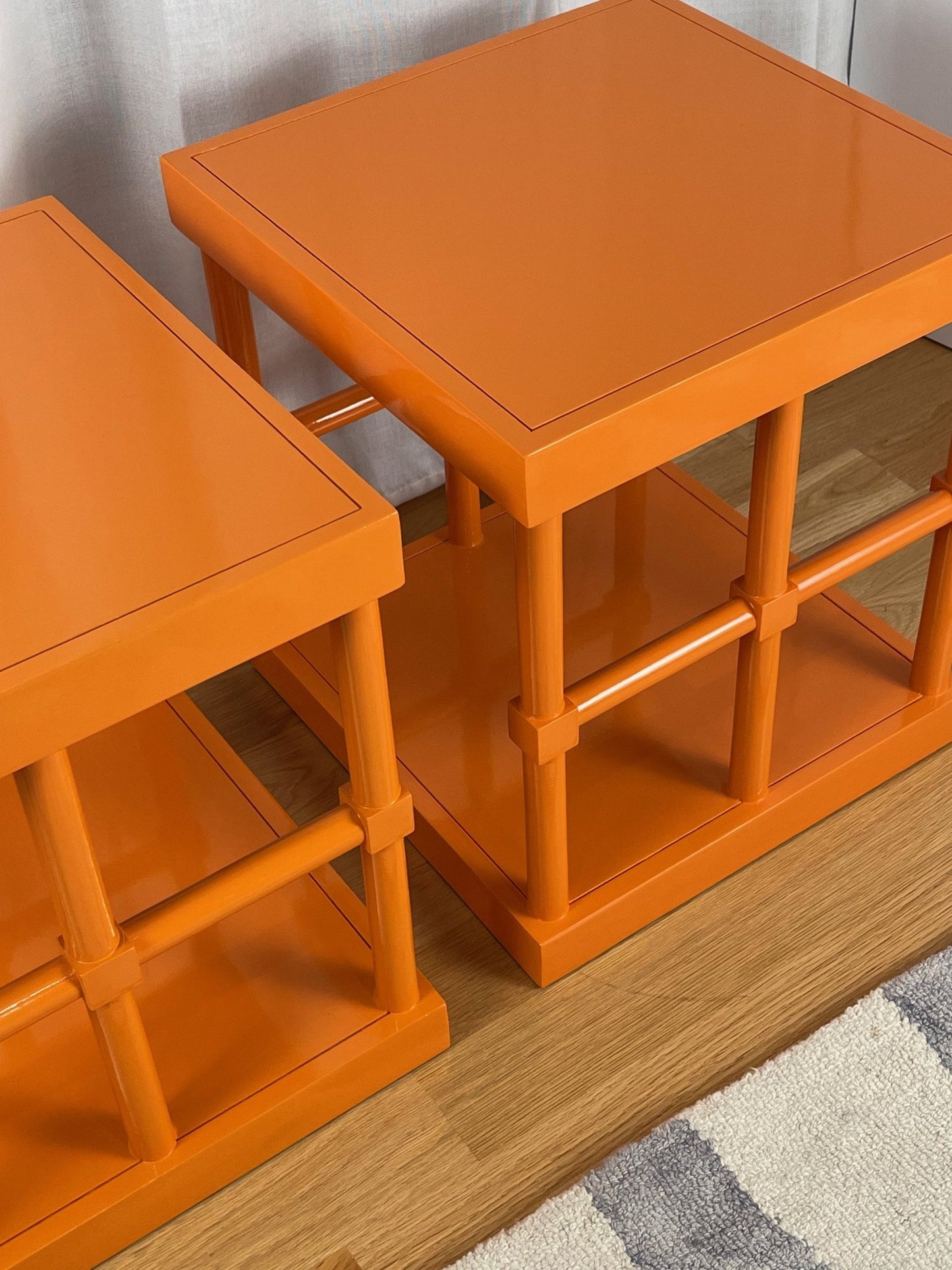 "The Heathers" Drexel Post-Modern Side Tables - rheirloomdesign - modern_vintage