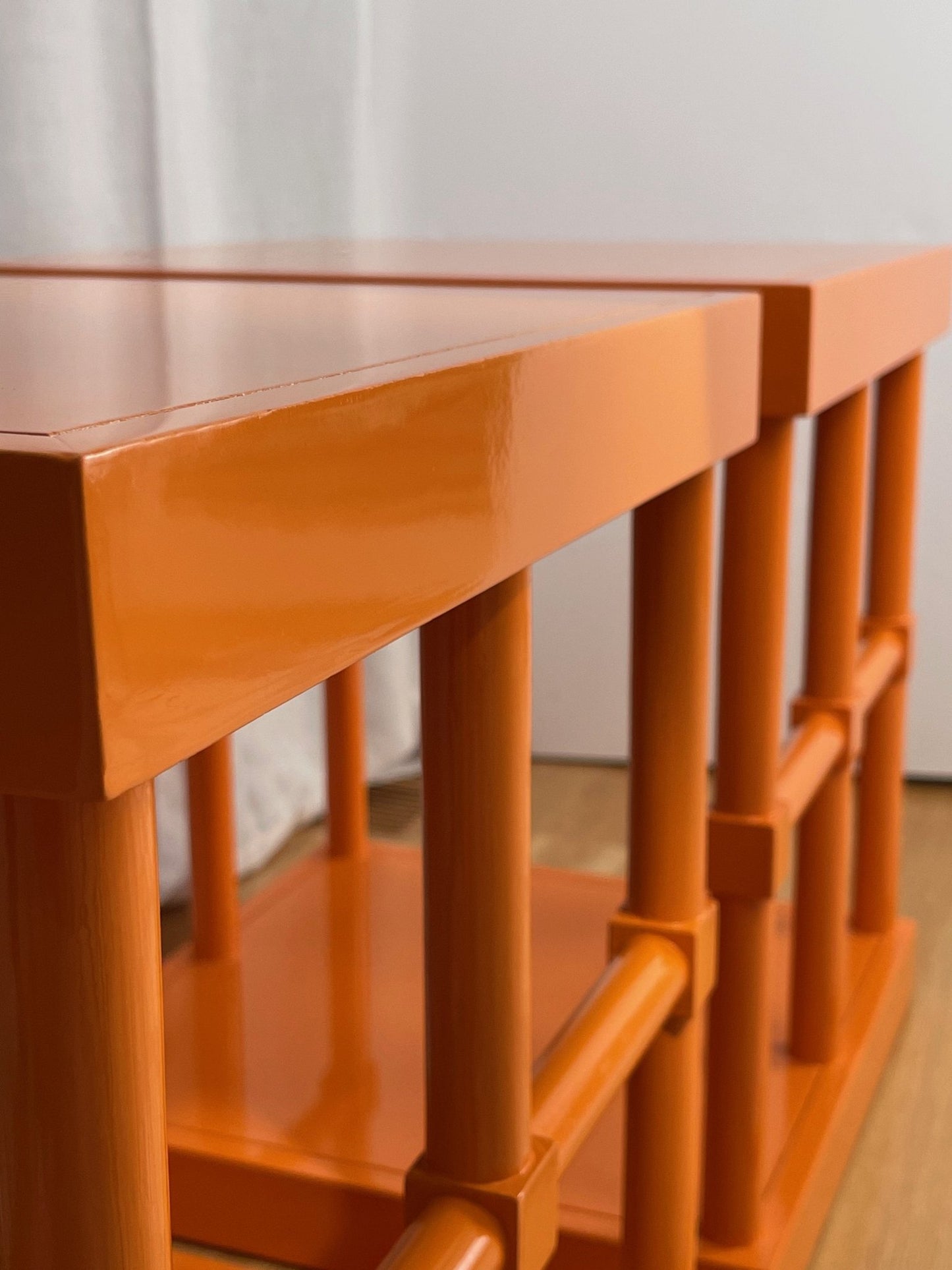 "The Heathers" Drexel Post-Modern Side Tables - rheirloomdesign - modern_vintage