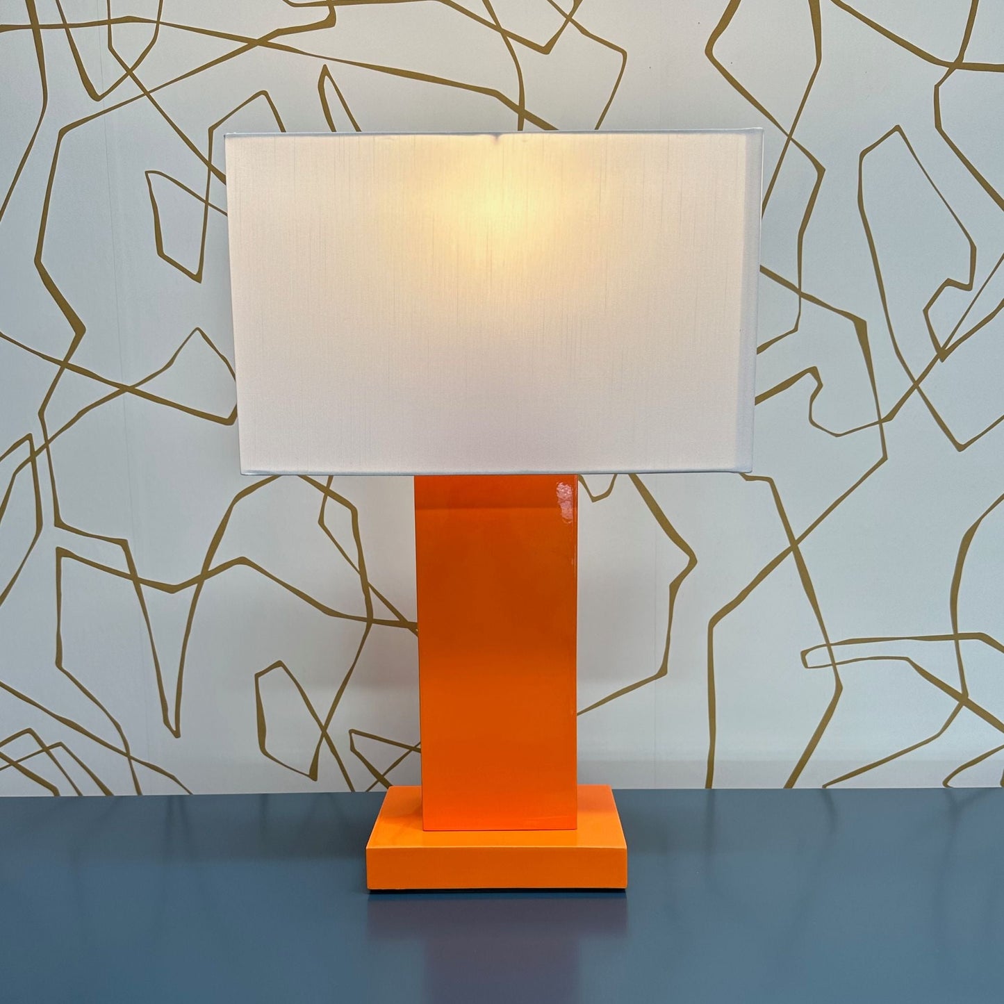 "The O'Hara's" Post-Modern Lacquered Vintage Lamps - Casey Grace Studio, LLC