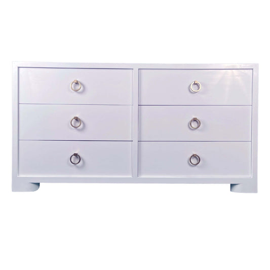 Vintage Mid-Century Robsjohn-Gibbings 6-Drawer Dresser - Casey Grace Studio, LLC