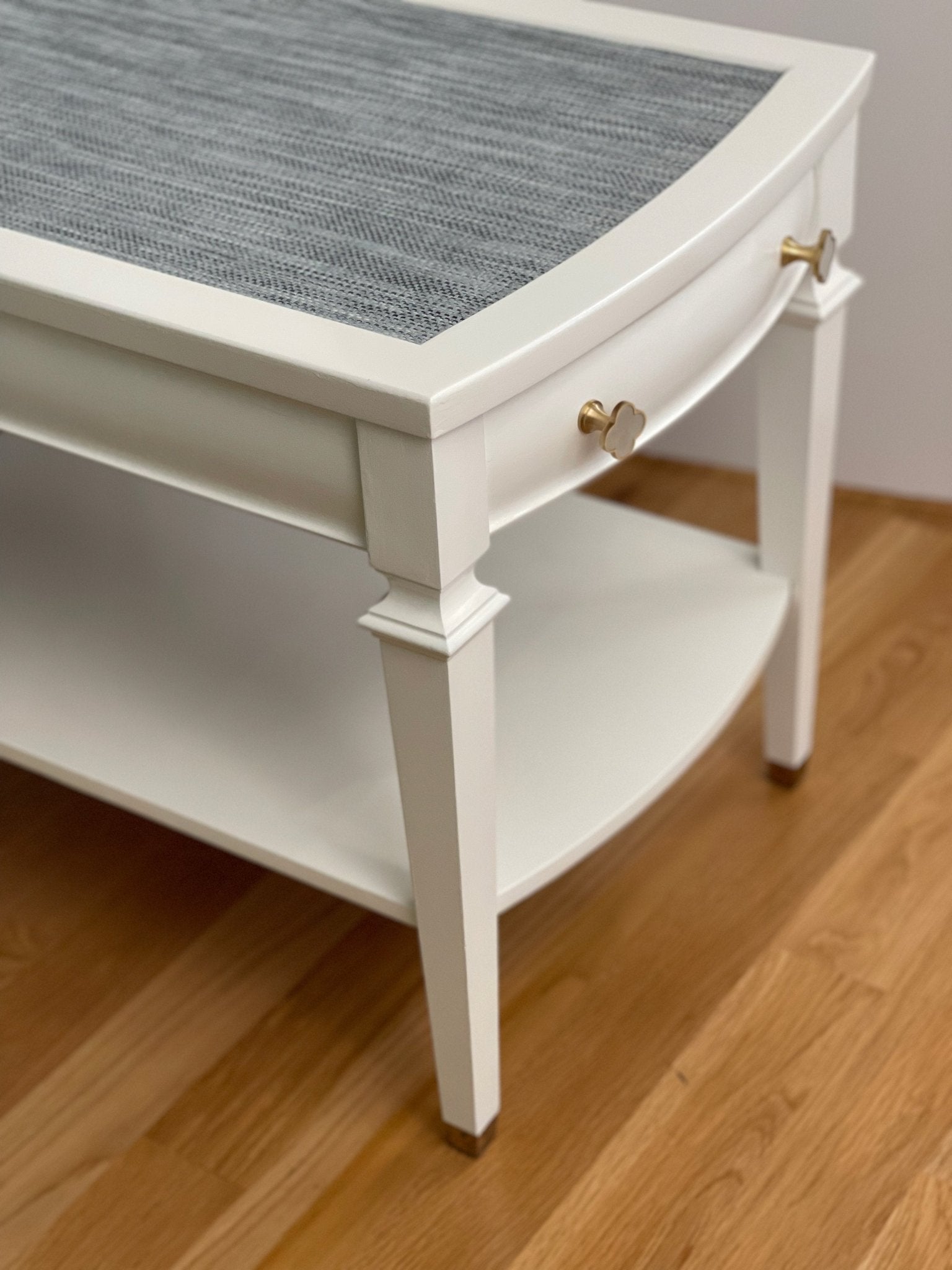 "Winston" Mersman Side Table - Casey Grace Studio, LLC Antique furniture, Home Furniture, Reclaimed furniture, Custom furniture, Painted furniture, Upcycled furniture, Unique furniture, Maximalist décor, Vintage furniture, Reclaimed, refurbished, lacquered furniture, lacquer furniture, Painted furniture, Painted antique furniture, Furniture Refinishing, Second Hand Furniture