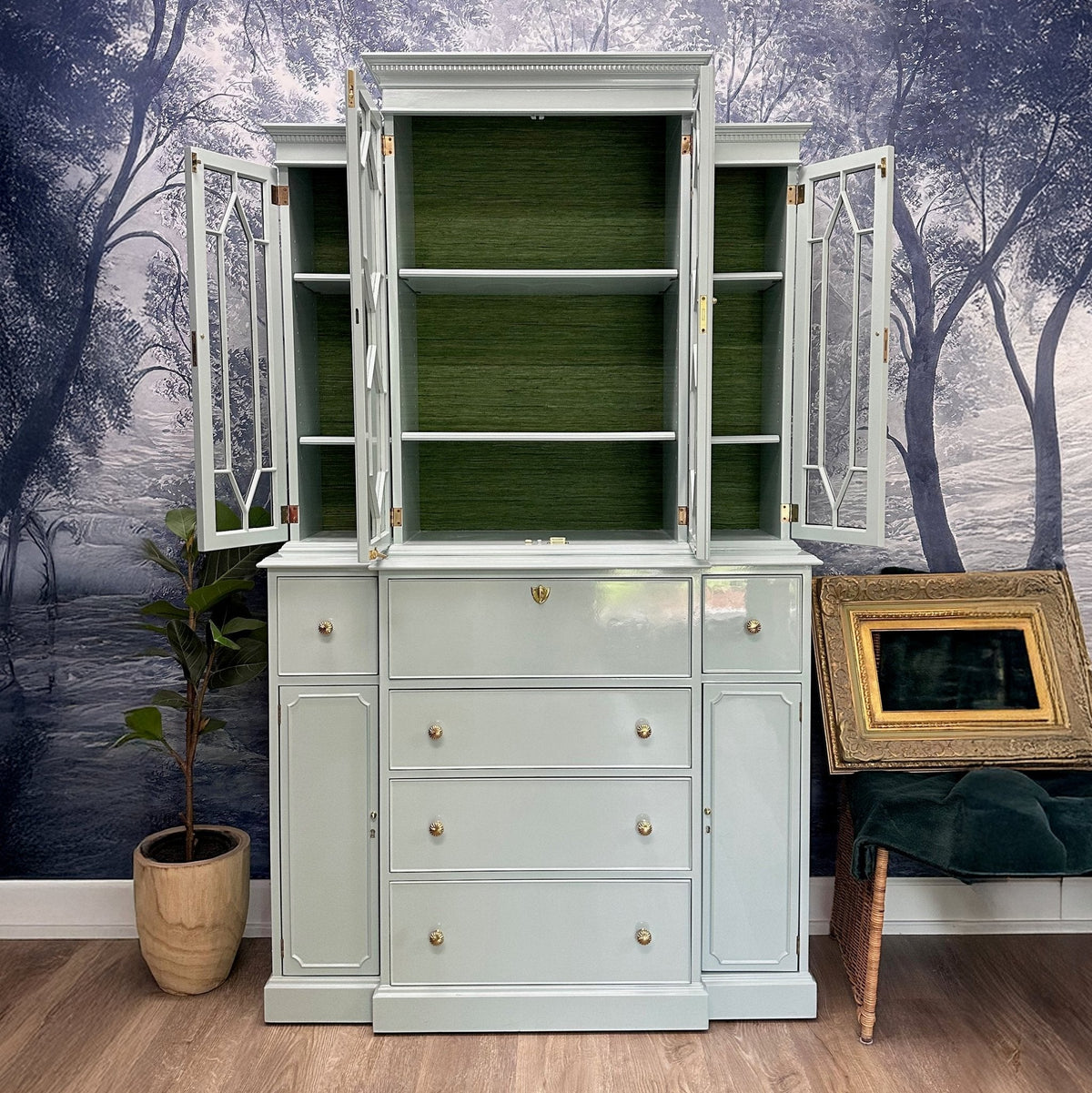 Vintage China Cabinets, Hutches & Display Cases