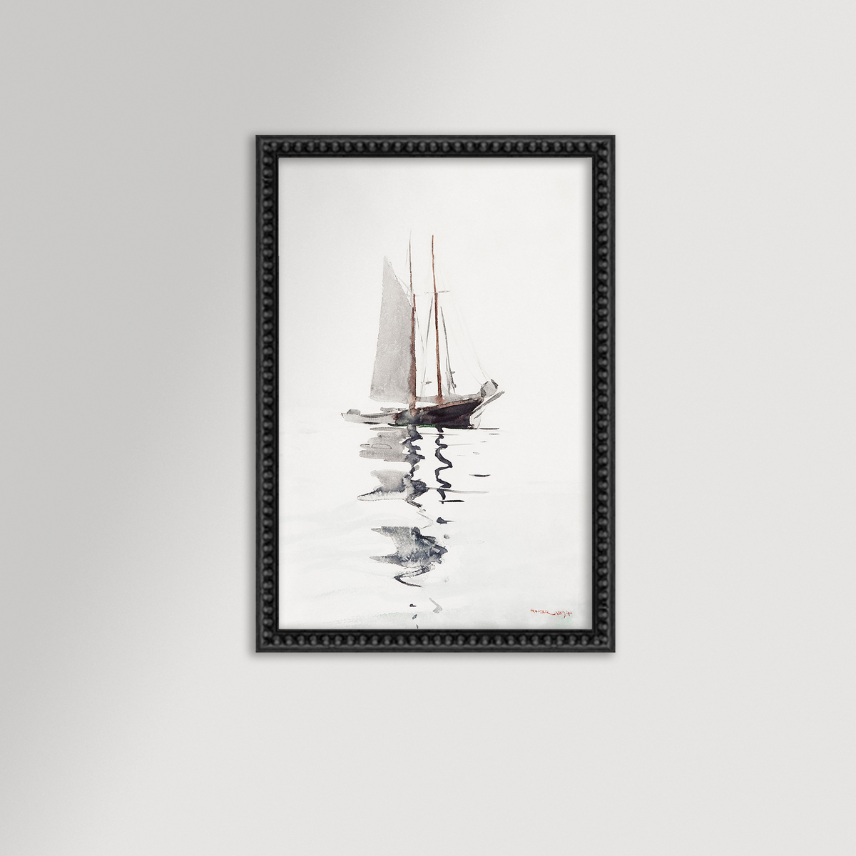 Watercolor Sailboat Archival Reproduction Art Print