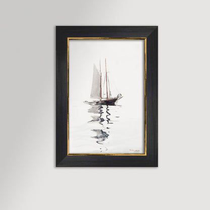 Watercolor Sailboat Archival Reproduction Art Print