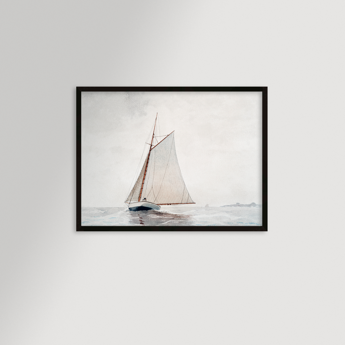 Sailing off Gloucester Archival Reproduction Art Print