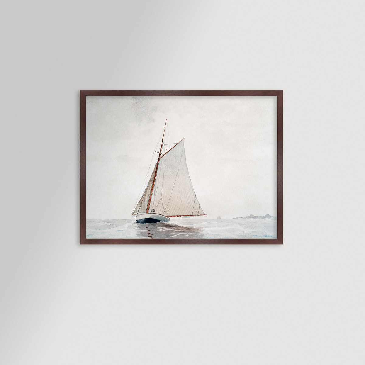 Sailing off Gloucester Archival Reproduction Art Print