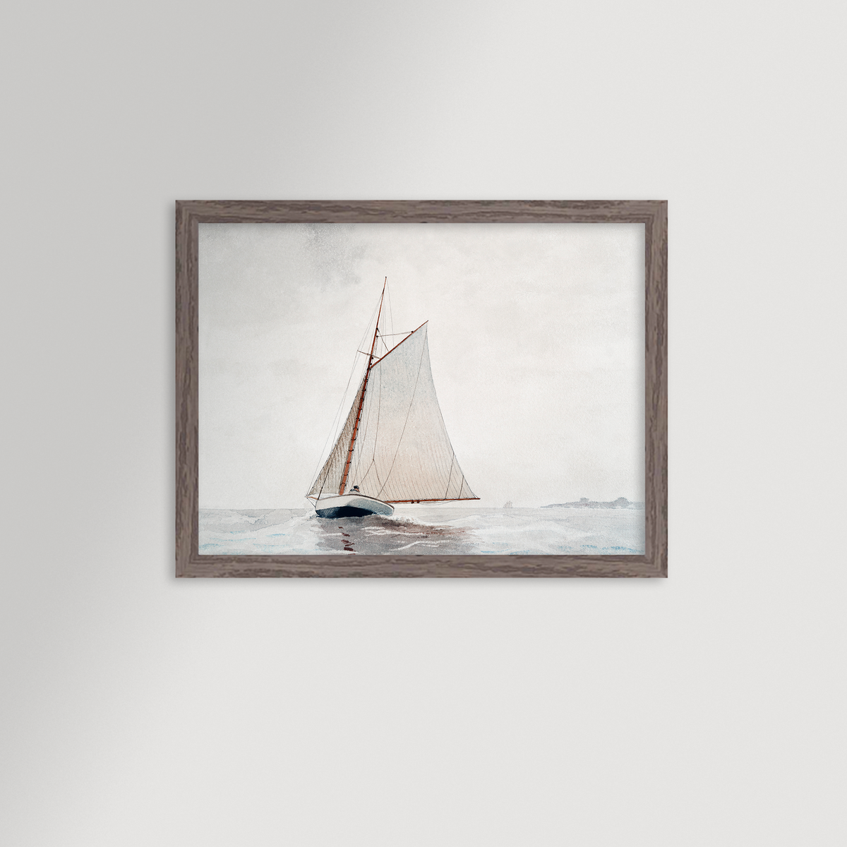 Sailing off Gloucester Archival Reproduction Art Print