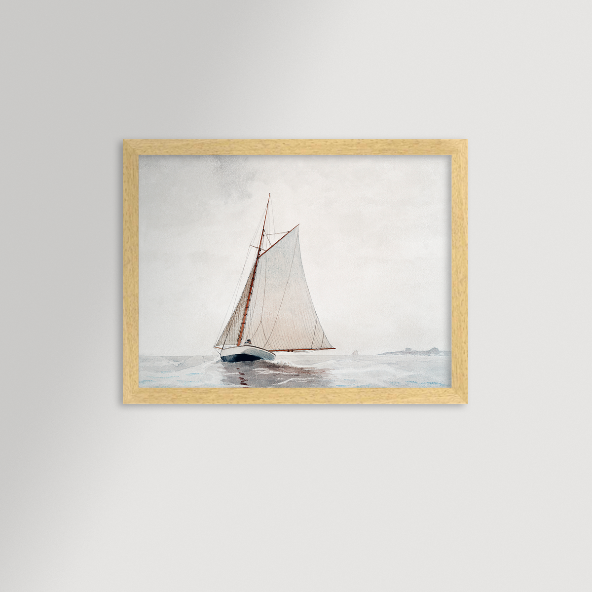 Sailing off Gloucester Archival Reproduction Art Print