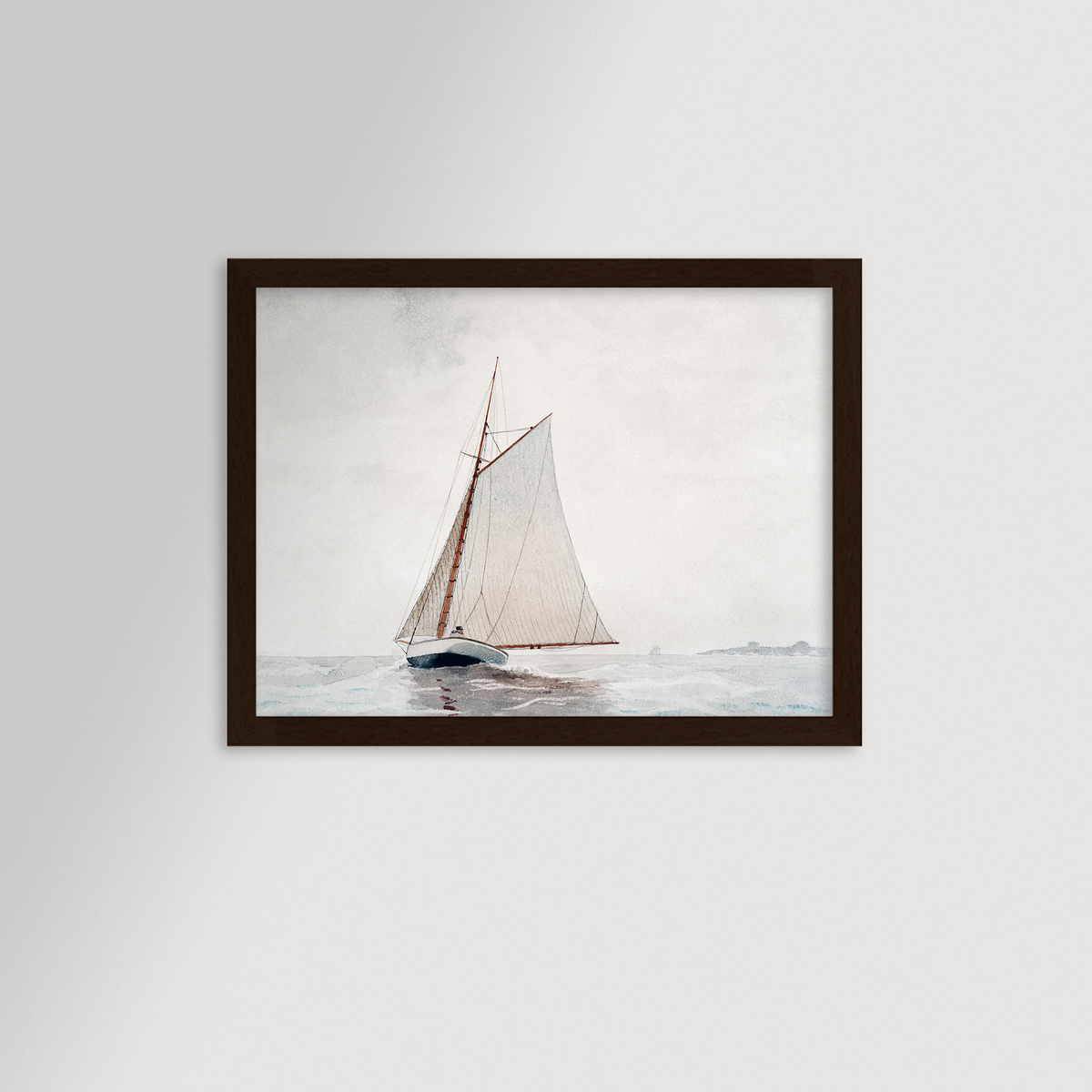 Sailing off Gloucester Archival Reproduction Art Print